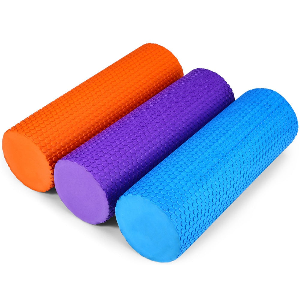 Yoga Pilates Yoga Block Pilates EVA Foam Roller Massage Roller Muscle Tissue Fitness Gym Yoga Pilates Workout Fitness Exercise