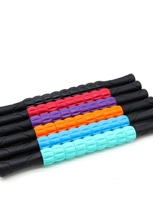 Load image into Gallery viewer, 9 Spiky Yoga Massage Stick Point Stick Pilates Muscle Physical Therapy Relieve Massage Tool Fitness Equipment Yoga Roller
