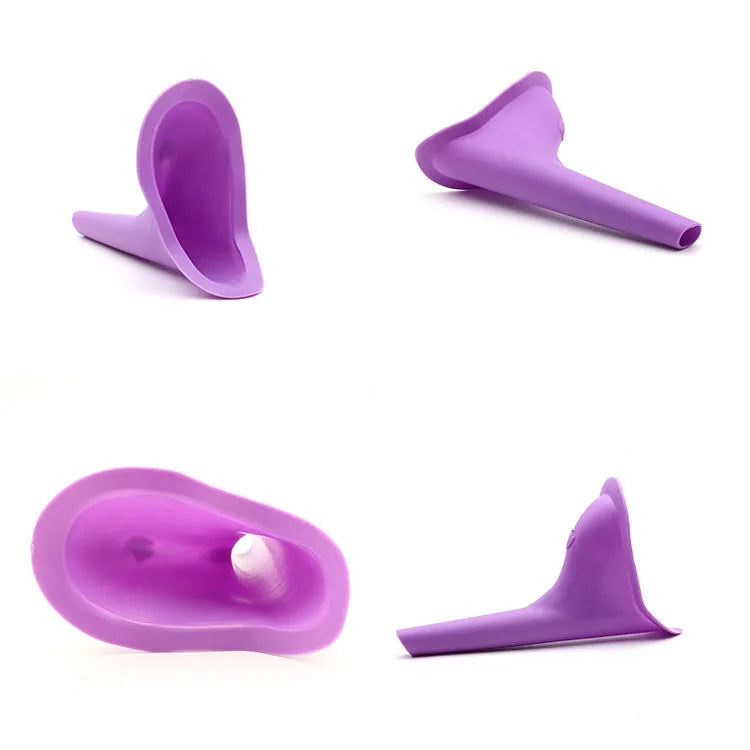 Women Urinal Outdoor Travel Camping Portable Female Urinal Soft Silicone / Disposable  Paper Urination Device Stand Up & Pee GYH