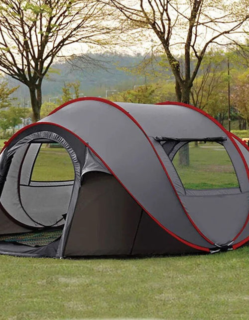 Load image into Gallery viewer, New Arrival 3-4 Person Use Ultralarge Pop Up Automatic Quick Open Beach Large Gazebo Camping Tent
