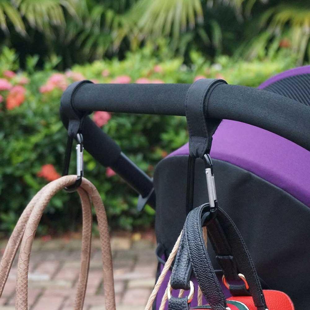 10pcs/Lot Stroller Accessories Baby Stroller Hooks Universal Pram Wheelchair Pushchair Carriage Buggy Clip Hanger Clip