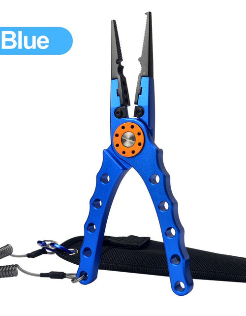 Load image into Gallery viewer, Fishing Pliers Fishing Tools Line Cutter Multifunctional Knot Aluminum Alloy Scissors Hook Remover 150g 20CM  Fishing Equipment
