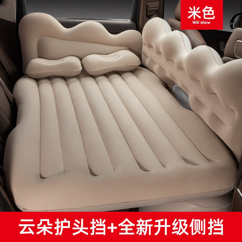 Car Travel Bed Automatic Air Mattress Sleeping Pad Inflatable BackSeat Bed Outdoor Cushions Camping Sofa Bed Accessories for Car