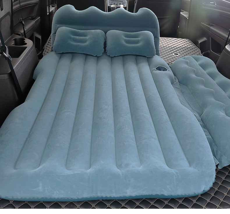 Car Travel Bed Automatic Air Mattress Sleeping Pad Inflatable BackSeat Bed Outdoor Cushions Camping Sofa Bed Accessories for Car