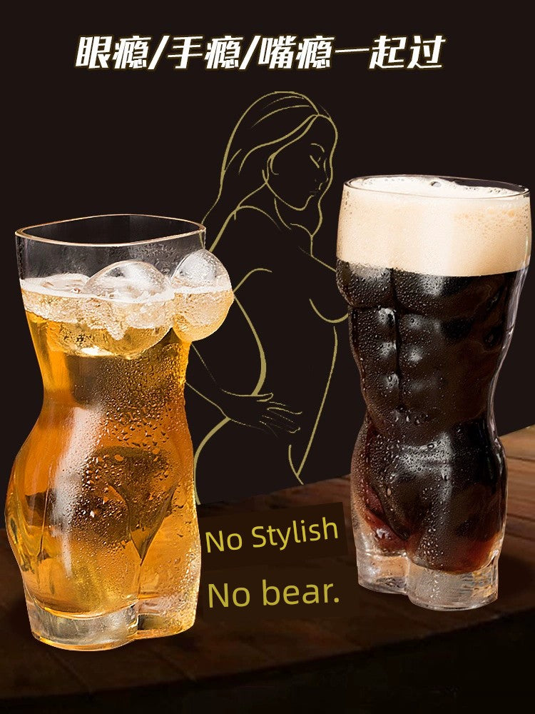 Tiktok Thickened Set Personalized Human Body Oversized Beer Steins