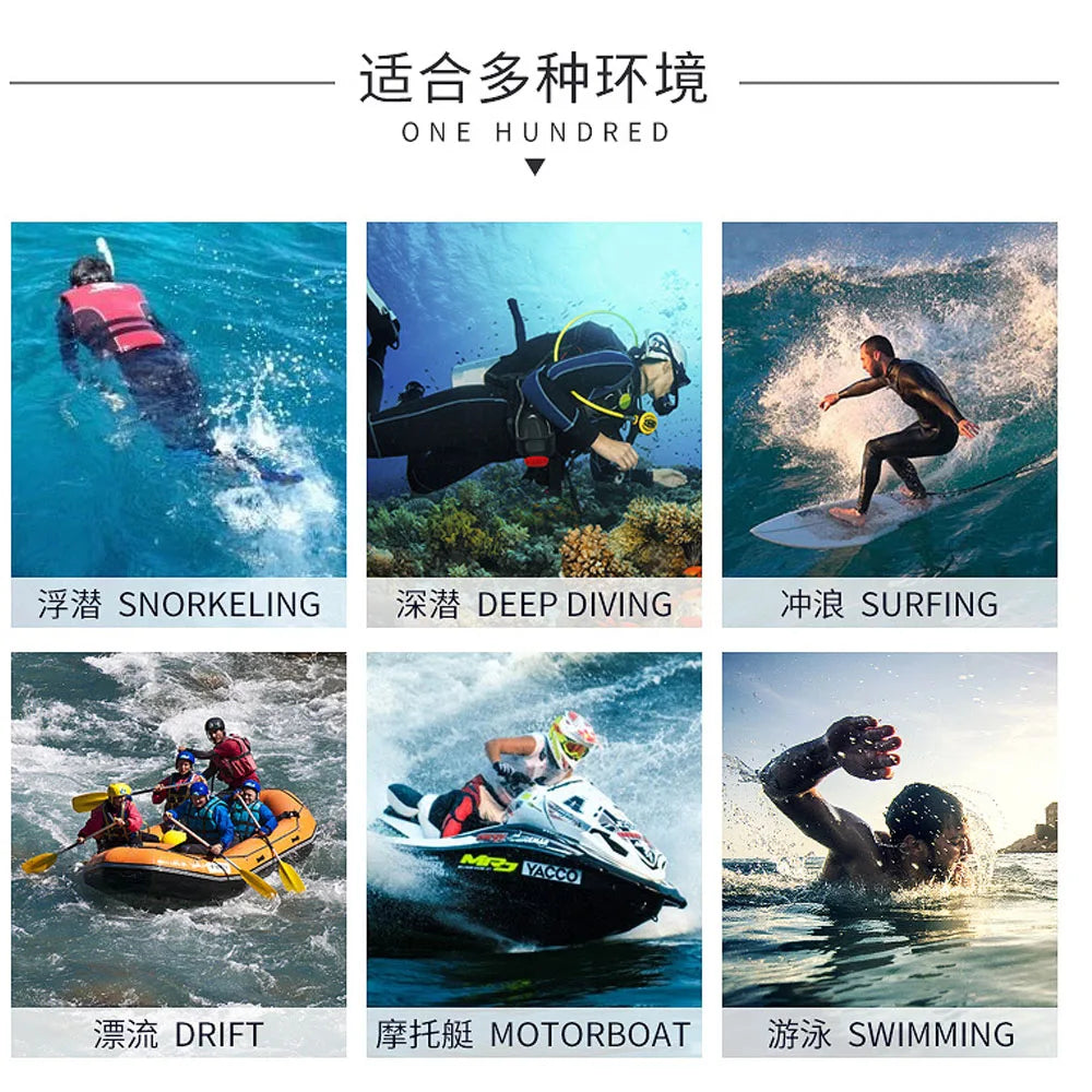 3MM Neoprene Wetsuit Men Scuba Diving Full Suit Spearfishing Wear Snorkeling Surfing One Piece Set Winter Keep Warm Swimsuit