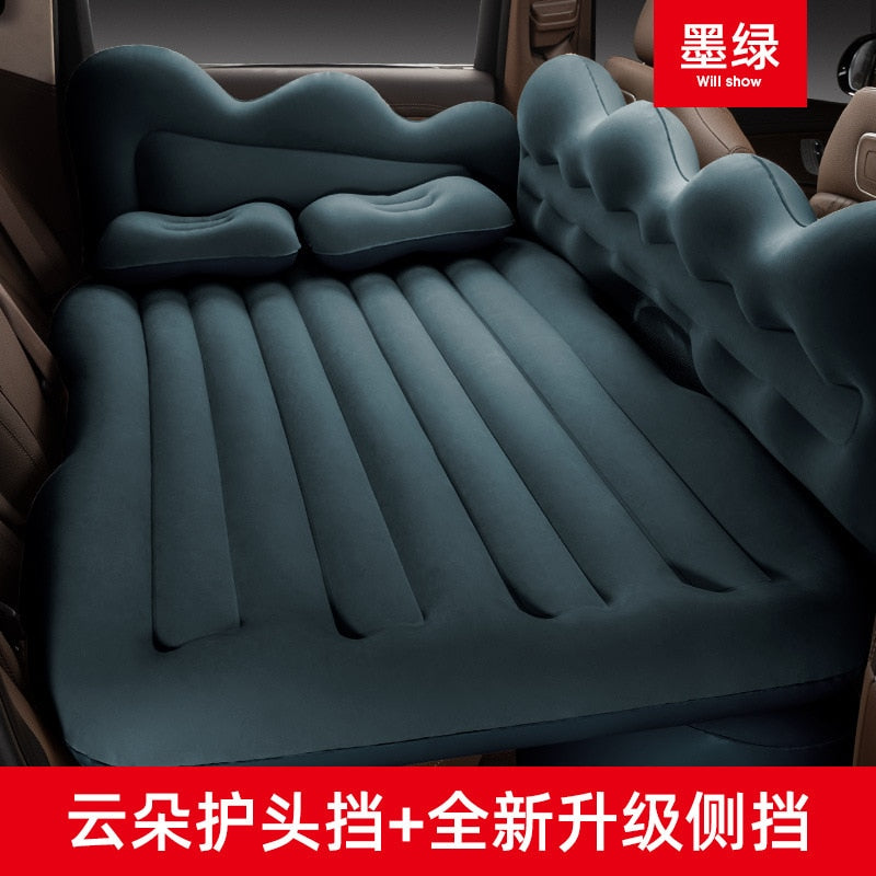 Car Travel Bed Automatic Air Mattress Sleeping Pad Inflatable BackSeat Bed Outdoor Cushions Camping Sofa Bed Accessories for Car