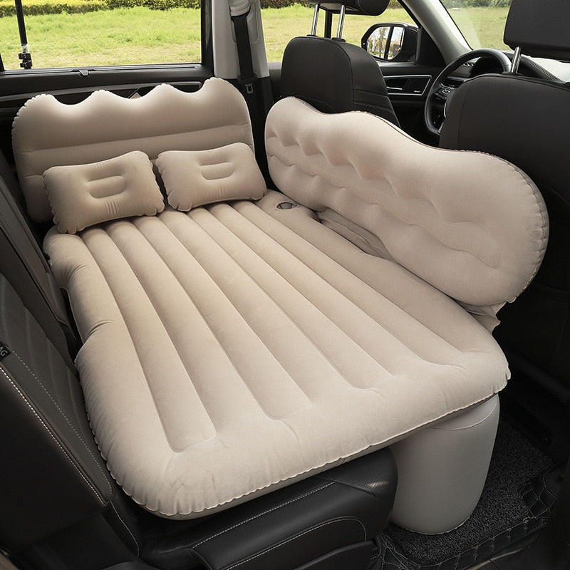 Car Travel Bed Automatic Air Mattress Sleeping Pad Inflatable BackSeat Bed Outdoor Cushions Camping Sofa Bed Accessories for Car