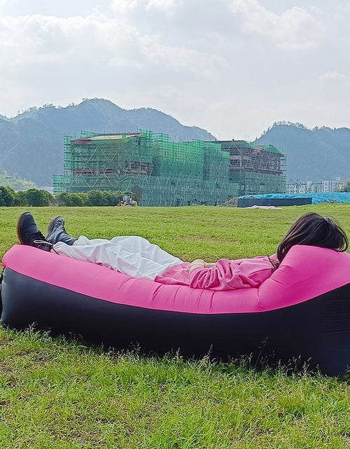 Load image into Gallery viewer, Trend Outdoor Products Fast Infaltable Air Sofa Bed Good Quality Sleeping Bag Inflatable Air Bag Lazy bag Beach Sofa 240*70cm
