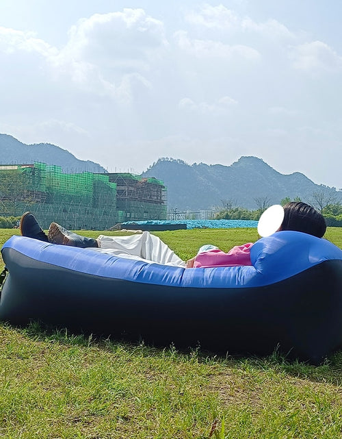 Load image into Gallery viewer, Trend Outdoor Products Fast Infaltable Air Sofa Bed Good Quality Sleeping Bag Inflatable Air Bag Lazy bag Beach Sofa 240*70cm
