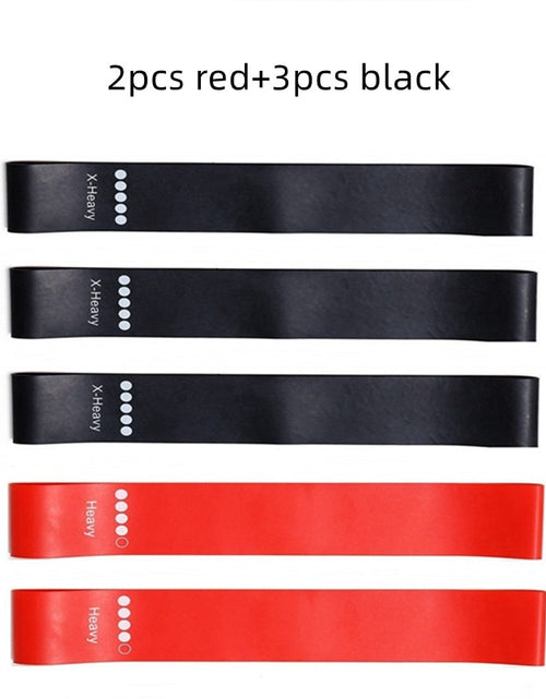 Load image into Gallery viewer, 5Pcs/Set Yoga Resistance Rubber Bands Expander Belt Bodybuilding Fitness Equipment Pilates Sport Training Workout Elastic Bands
