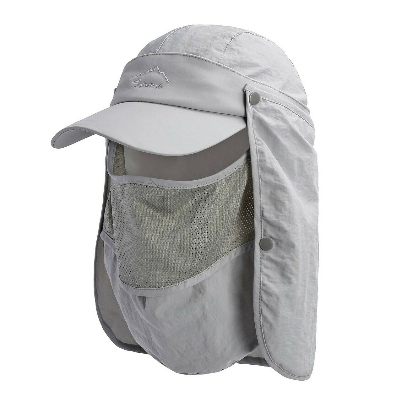 Quick-dry Sun Protection UV Fisherman Hat Foldable Windproof Sun Visor Hat for Fishing Camping Hiking