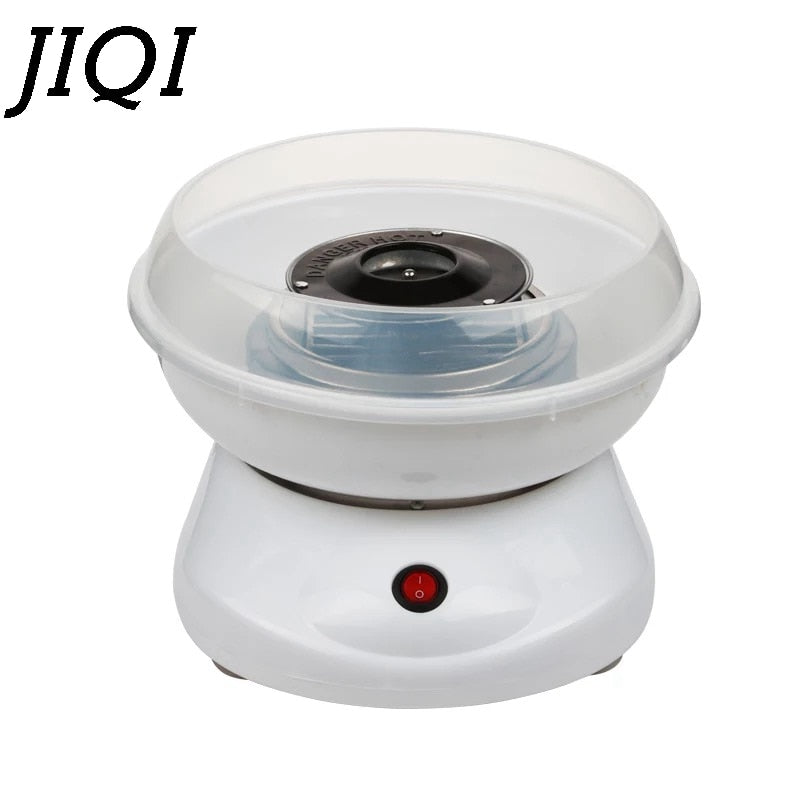 JIQI 110V/220V MINI Electric DIY Sweet Cotton Candy Maker Portable Marshmallow Cotton Sugar Fairy Floss Spun Machine EU US Plug