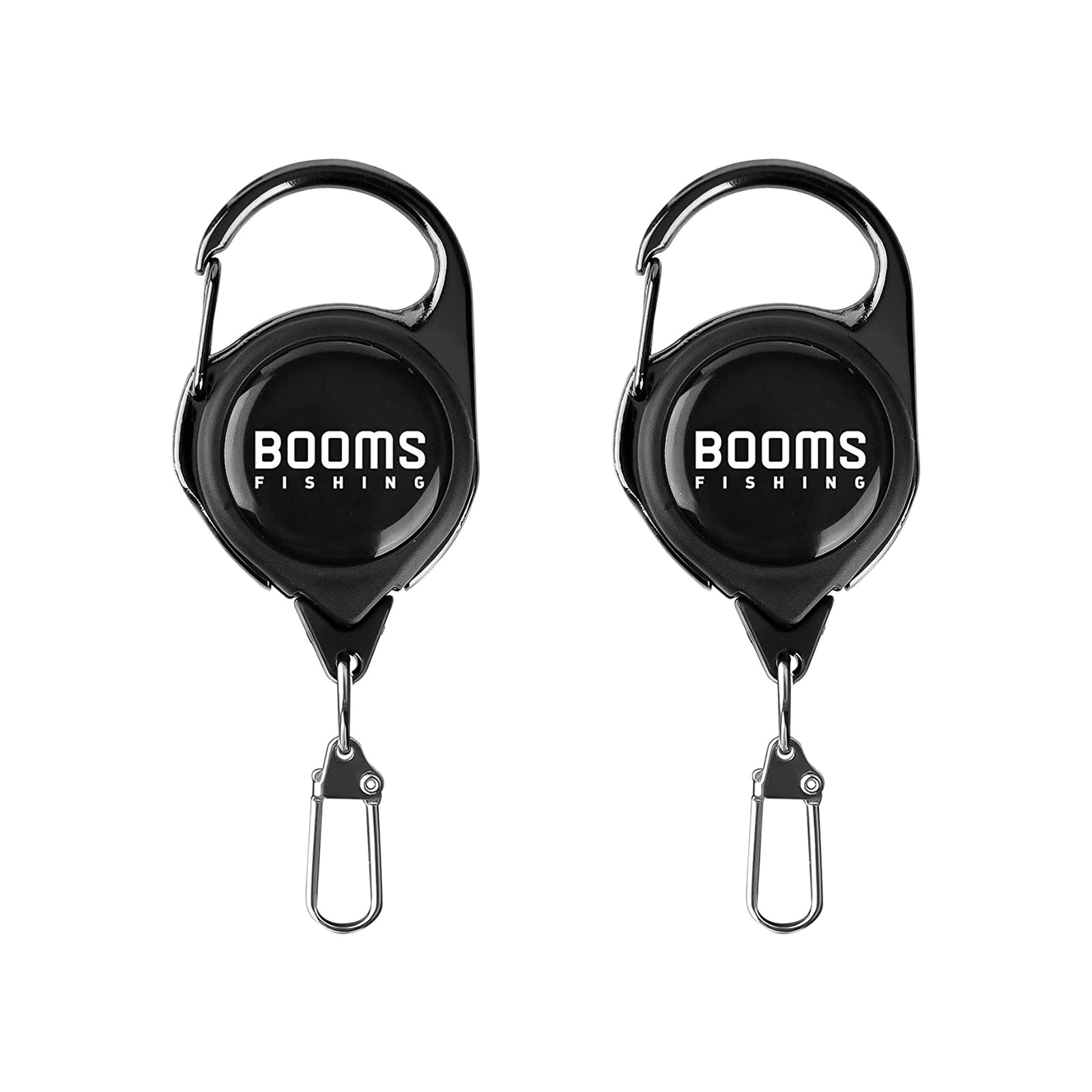 Booms Fishing RG1 Fly Fishing Retractor Tools Extractor Keeper Retractable Key Chain Reel Badge Holder Tackle Boxes Accessories