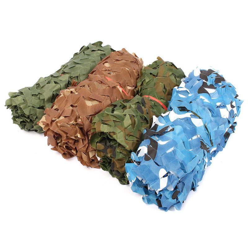 4x5m 2x3m Military Camouflage Net Camo Netting Army Nets Shade Mesh Hunting Garden Car Outdoor Camping Sun Shelter Tent