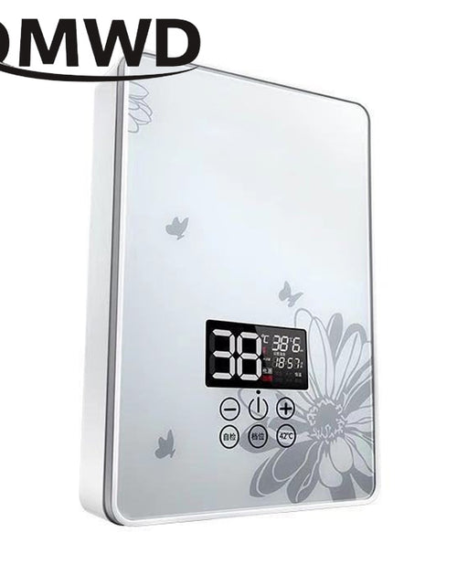 Load image into Gallery viewer, Instant Electric Tankless Hot Water Heater Remote Control Smart Touch Display Bathroom Instantaneous Heating Tap Shower Machine
