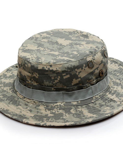 Load image into Gallery viewer, US Army Camouflage BOONIE HAT Thicken Military Tactical Cap Hunting Hiking Climbing Camping MULTICAM HAT 20 Color KA056
