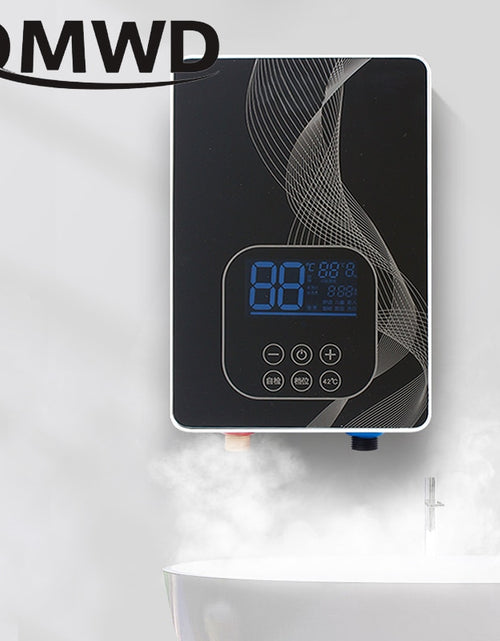 Load image into Gallery viewer, Instant Electric Tankless Hot Water Heater Remote Control Smart Touch Display Bathroom Instantaneous Heating Tap Shower Machine
