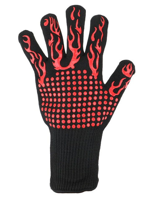 Load image into Gallery viewer, Extreme Heat Resistant 300-500 Centigrade Fireproof Microwave Oven Gloves BBQ Fire Gloves Non-slip Flame Retardant Bakeware
