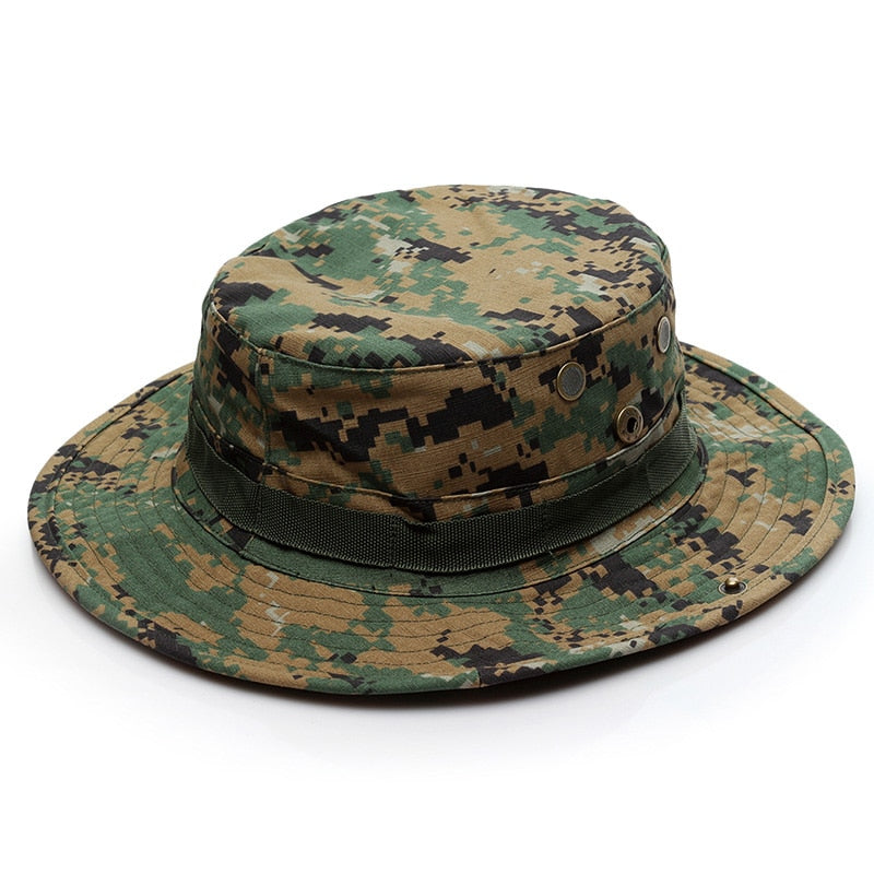 US Army Camouflage BOONIE HAT Thicken Military Tactical Cap Hunting Hiking Climbing Camping MULTICAM HAT 20 Color KA056