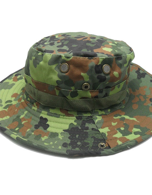 Load image into Gallery viewer, US Army Camouflage BOONIE HAT Thicken Military Tactical Cap Hunting Hiking Climbing Camping MULTICAM HAT 20 Color KA056
