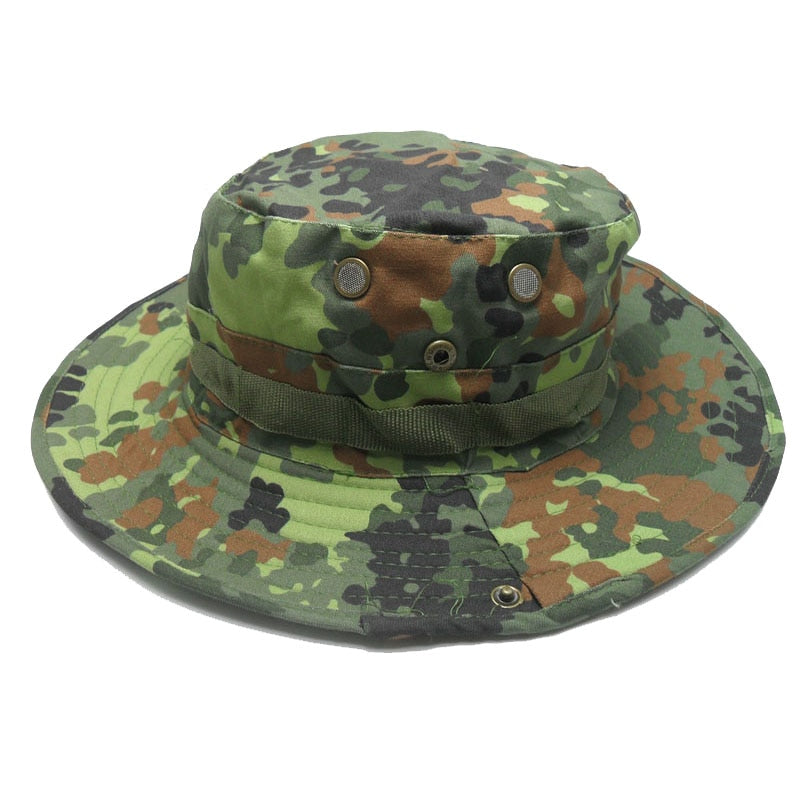 US Army Camouflage BOONIE HAT Thicken Military Tactical Cap Hunting Hiking Climbing Camping MULTICAM HAT 20 Color KA056