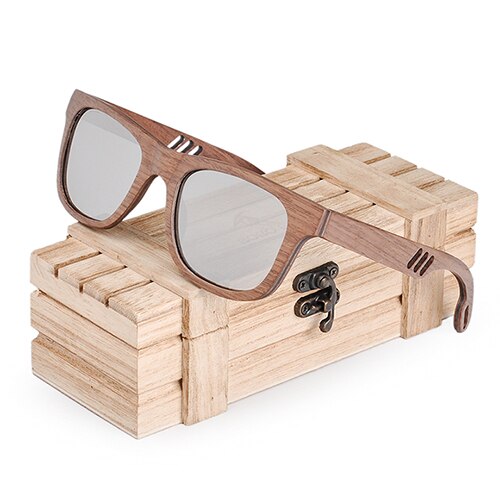 Load image into Gallery viewer, BOBO BIRD Wood Sunglasses Men Women Luxury brand wooden Fashion Vintage Sun Glasses Ladies Wooden Gift W-hAG029
