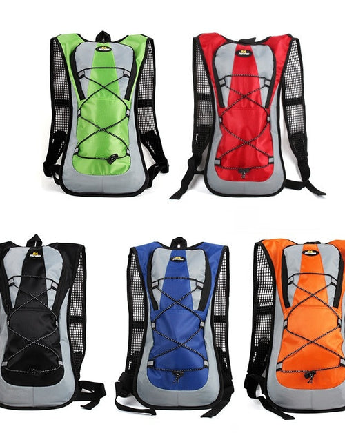 Load image into Gallery viewer, TPU 2L Straw Water Bag Backpack Men And Women Surperlaight Hiking Running Cycling Water Bladder Backpack Hydration Backpack
