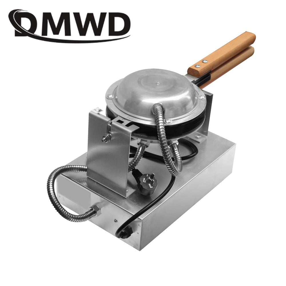 DMWD 220V/110V Commercial Electric Eggettes Puff Egg Waffle Iron Maker Crepe Oven Lattice Cake Breakfast Machine Muffin Toaster