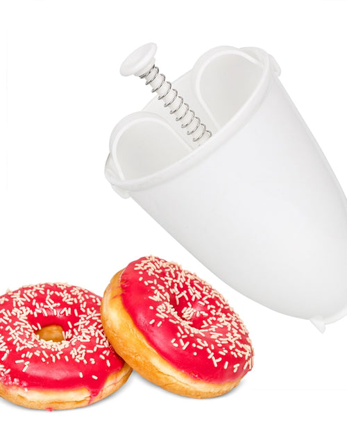 Load image into Gallery viewer, Donut Mould Easy Fast Portable Donut Maker Manual Waffle Dispenser Doughnut Machine Arabic Waffle Plastic Lightweight Deep Fry
