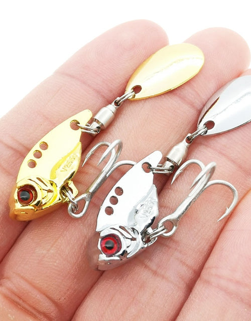 Load image into Gallery viewer, Spinner Fishing Lures Wobblers Sequin Spoon Crankbaits Artifical Easy Shiner VIB Baits for Fly Fishing Trout Pesca
