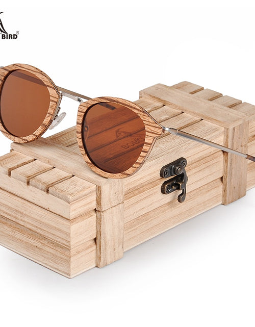 Load image into Gallery viewer, BOBO BIRD Sunglasses Women Polarized Wood Sun Glasses in Wooden Gift Box W-AG028 Drop Shipping
