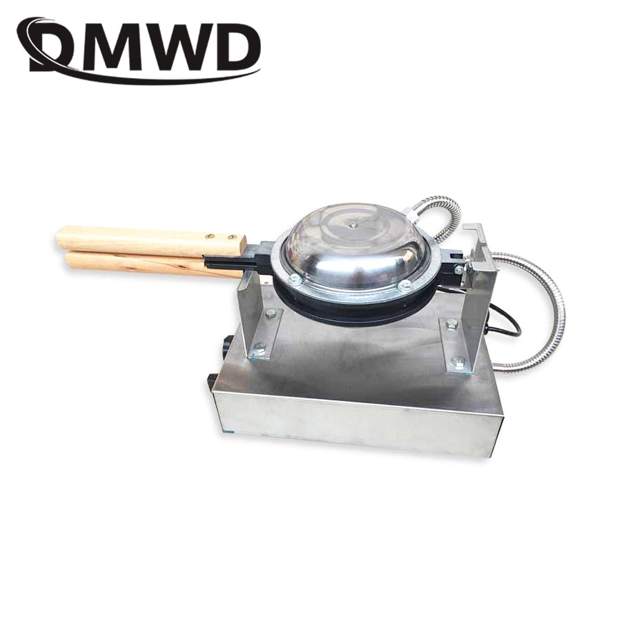 DMWD 220V/110V Commercial Electric Eggettes Puff Egg Waffle Iron Maker Crepe Oven Lattice Cake Breakfast Machine Muffin Toaster