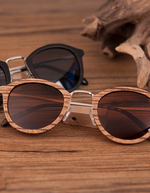 Load image into Gallery viewer, BOBO BIRD Sunglasses Women Polarized Wood Sun Glasses in Wooden Gift Box W-AG028 Drop Shipping
