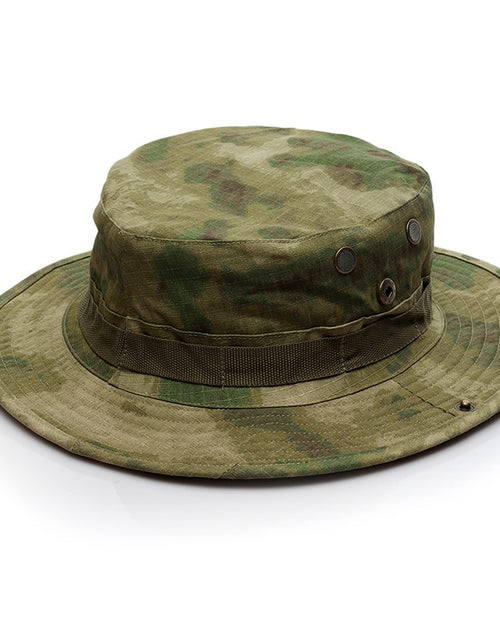 Load image into Gallery viewer, US Army Camouflage BOONIE HAT Thicken Military Tactical Cap Hunting Hiking Climbing Camping MULTICAM HAT 20 Color KA056
