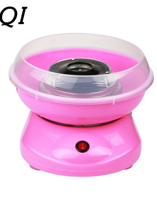 Load image into Gallery viewer, JIQI 110V/220V MINI Electric DIY Sweet Cotton Candy Maker Portable Marshmallow Cotton Sugar Fairy Floss Spun Machine EU US Plug
