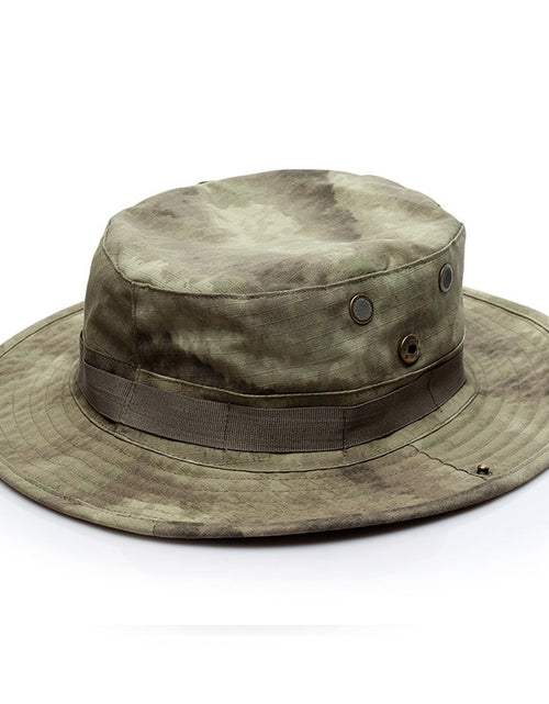 Load image into Gallery viewer, US Army Camouflage BOONIE HAT Thicken Military Tactical Cap Hunting Hiking Climbing Camping MULTICAM HAT 20 Color KA056
