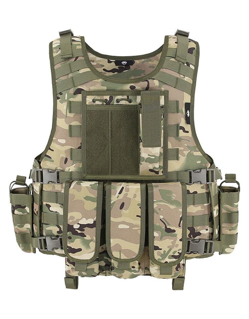 Load image into Gallery viewer, MGFLASHFORCE Molle Airsoft Vest Tactical Vest Plate Carrier Swat Fishing Hunting Paintball Vest Military Army Armor Police Vest
