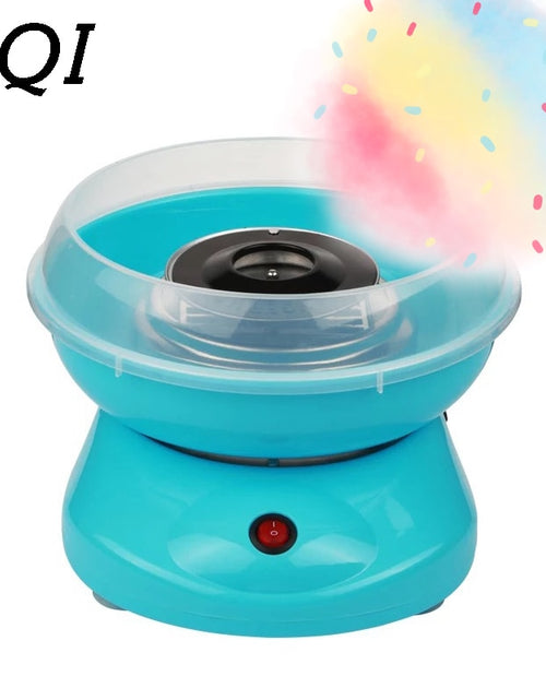 Load image into Gallery viewer, JIQI 110V/220V MINI Electric DIY Sweet Cotton Candy Maker Portable Marshmallow Cotton Sugar Fairy Floss Spun Machine EU US Plug
