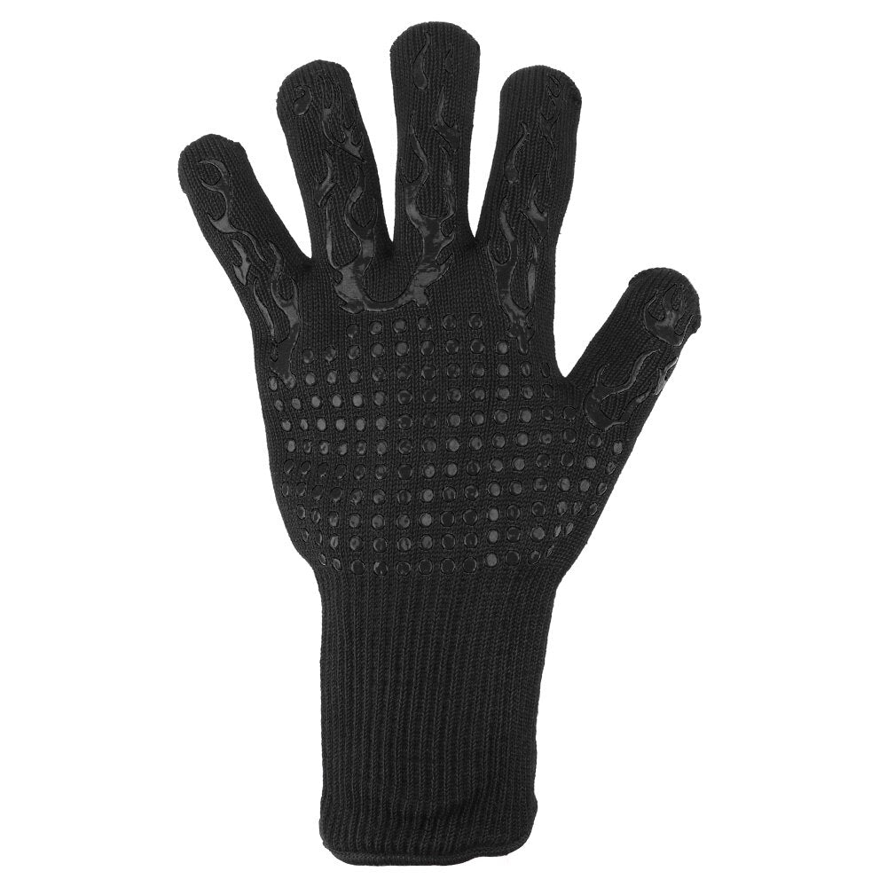 Extreme Heat Resistant 300-500 Centigrade Fireproof Microwave Oven Gloves BBQ Fire Gloves Non-slip Flame Retardant Bakeware