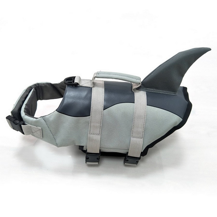 Dog Swimming Vest Pet Summer Safety Clothes Bulldog Life Vest Mermaid Shark Swimwear Dog Life Jacket Harness Pet Swimming Suit