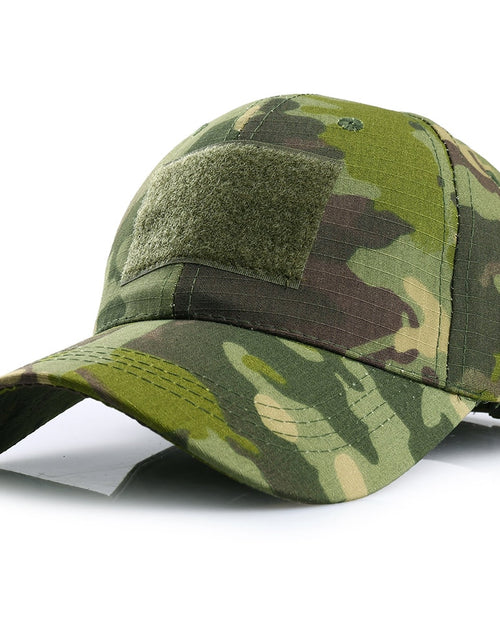 Load image into Gallery viewer, Outdoor Multicam Camouflage Adjustable Cap Mesh Tactical Military Army Airsoft Fishing Hunting Hiking Basketball Snapback Hat
