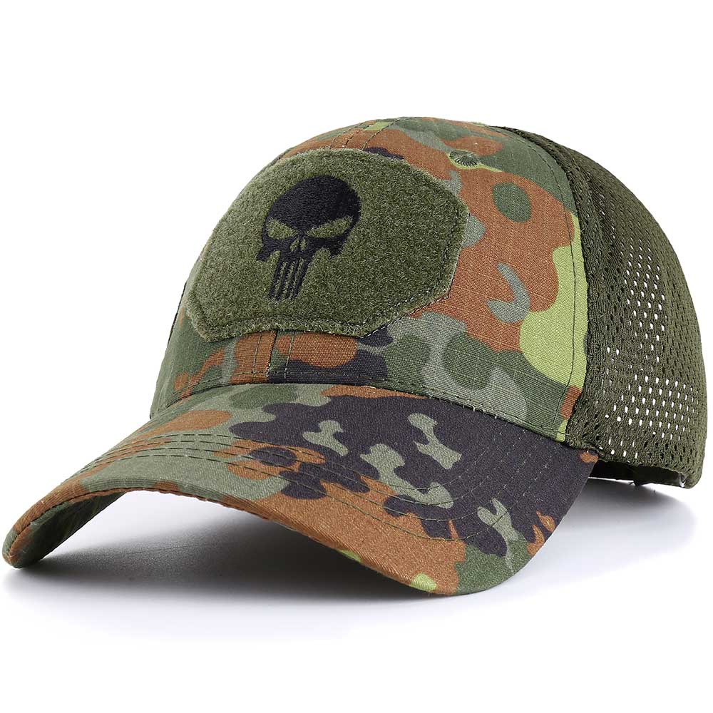 Outdoor Multicam Camouflage Adjustable Cap Mesh Tactical Military Army Airsoft Fishing Hunting Hiking Basketball Snapback Hat