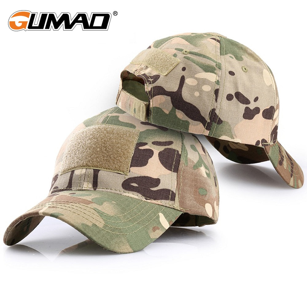 Outdoor Multicam Camouflage Adjustable Cap Mesh Tactical Military Army Airsoft Fishing Hunting Hiking Basketball Snapback Hat