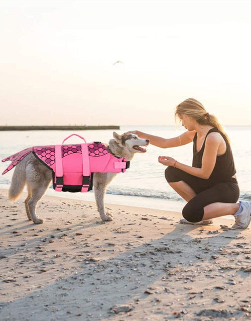 Load image into Gallery viewer, Dog Swimming Vest Pet Summer Safety Clothes Bulldog Life Vest Mermaid Shark Swimwear Dog Life Jacket Harness Pet Swimming Suit
