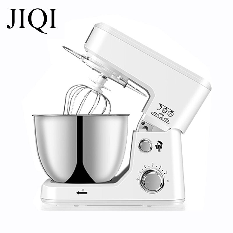 Electric Stand Food Mixer Whisk Egg Beater Stainless Steel Bowl Flour Knead Cake Bread Dough Blender Whipping Cream Chef Machine