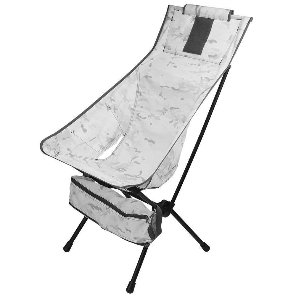 Tactical Folding Chair Camouflage Outdoor Fishing Chair Portable Camping Wild Survival Climbing Picnic BBQ Chair Hunting Hiking