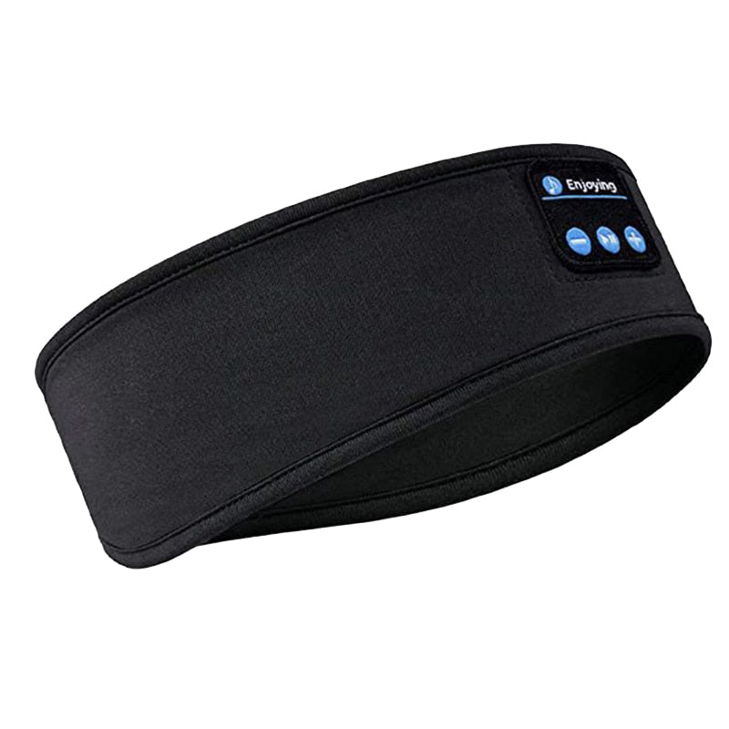 Sleep Mask Bluetooth Sleeping Headphones Headband Thin Soft Elastic Comfortable Wireless Music Headset Eye Mask For Side Sleeper