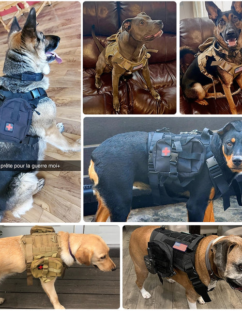 Load image into Gallery viewer, Tactical Dog Harnesses Pet Training Vest Dog Harness And Leash Set For Small Medium Big Dogs Walking Hunting Free Shipping Items
