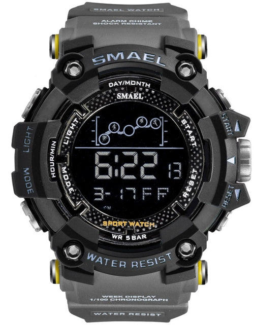 Load image into Gallery viewer, Mens Watch Military Water resistant SMAEL Sport watch Army led Digital wrist Stopwatches for male 1802 relogio masculino Watches
